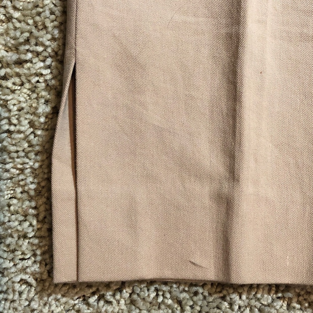 Brunello Cucinelli Light Tan Women's Trousers With Side Slits, Size 6 - Picture 4 of 7